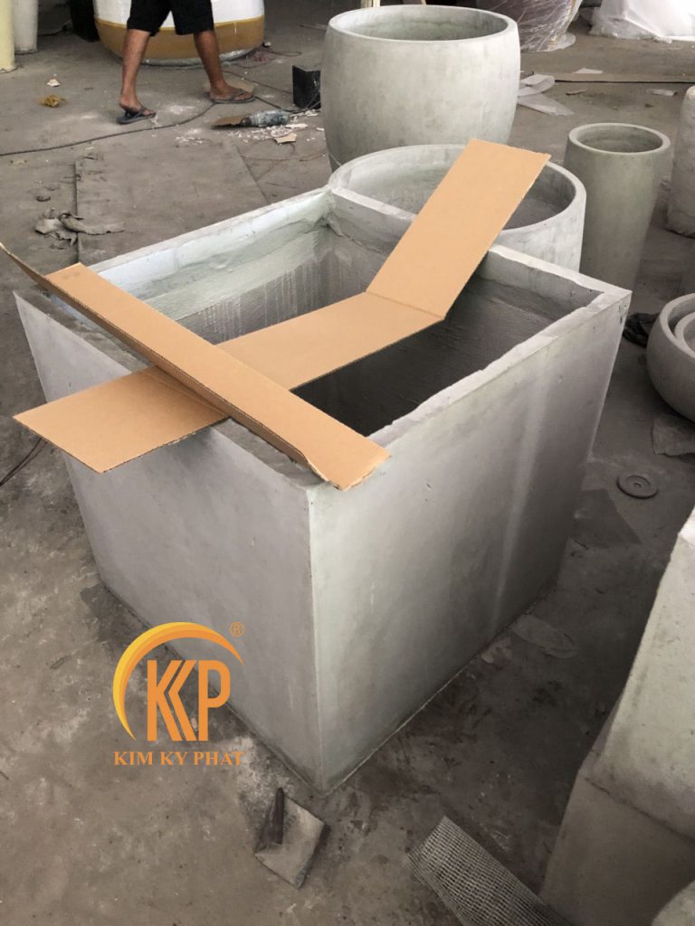 công ty sản xuất chậu xi măng lightweight concrete pot