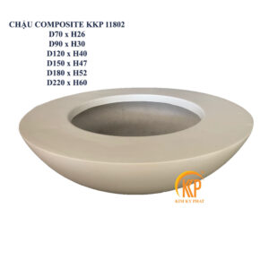 Chậu composite KKP 11802 cao cấp.